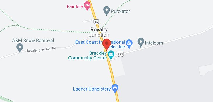 map of 460 Brackley Point Road